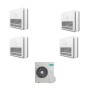 Hisense Climatizzatore a Console Quadri Split AKT 9+9+12+18 con 4AMW81U4RjC Inverter R32 Wi-Fi Optional Classe A++