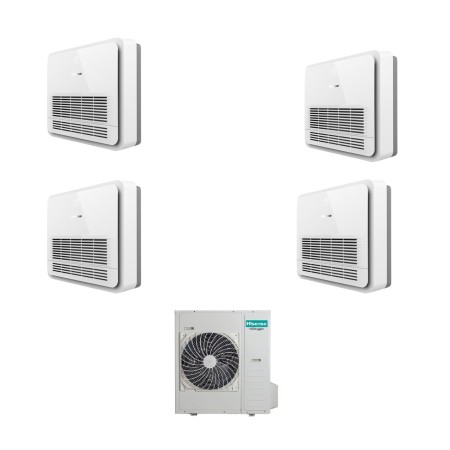 Hisense Climatizzatore a Console Quadri Split AKT 9+9+12+18 con 4AMW81U4RjC Inverter R32 Wi-Fi Optional Classe A++