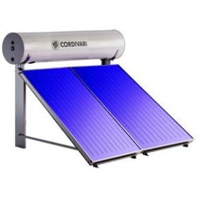 Cordivari Sistema Solare a Circolazione Naturale Panarea 300 L 5,00 mq con Struttura Tetto Piano + Liquido Solare