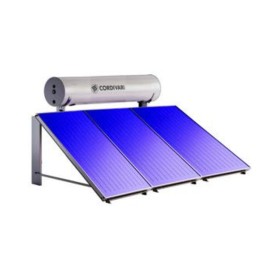 Cordivari Sistema Solare a Circolazione Naturale Panarea 300 L 6,00 mq con Struttura Tetto Piano + Liquido Solare
