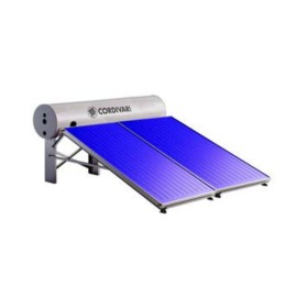 Cordivari Sistema Solare a Circolazione Naturale Panarea Low 300 L 5,00 mq con Struttura Tetto Piano + Liquido Solare