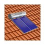Cordivari Sistema Solare a Circolazione Naturale Panarea 300 L 4,00 mq con Struttura Tetto a Falda + Liquido Solare