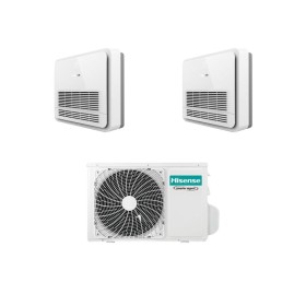 Hisense Climatizzatore a Console Dual Split AKT 9+9 con 2AMW52U4RXC Inverter R32 Wi-Fi Optional Classe A++