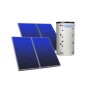 Cordivari Sistema Solare Eco Combi 3 a Circolazione Forzata 600 L 10,00 mq con Stuttura per Tetto Piano + Liquido Solare