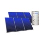 Cordivari Sistema Solare Combi 3 a Circolazione Forzata 1000 L 15,00 mq con Stuttura per Tetto Piano + Liquido Solare