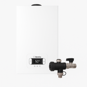 Beretta Caldaia a Condensazione Mynute Evo X 20 R 20 kW  Metano/Gpl Completa Di Kit Scarico Fumi-Defangatore In Omaggio