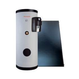 Immergas Sistema Solare Inox Sol 200 V2 a Circolazione Naturale 200 L 2,52 mq per Sanitario