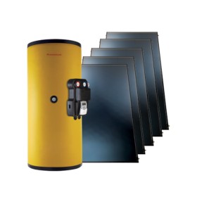 Immergas Sistema Solare Domestic Sol 750 V2 a Circolazione Forzata 750 L 12,6 mq per Sanitario