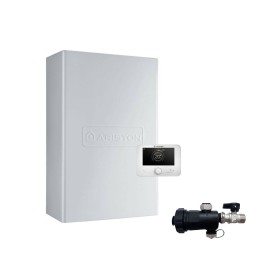 Ariston Caldaia a Condensazione per Esterno Genus One Net Ext 25 Metano/Gpl Wi-Fi Completa Di Kit Fumi Classe A+