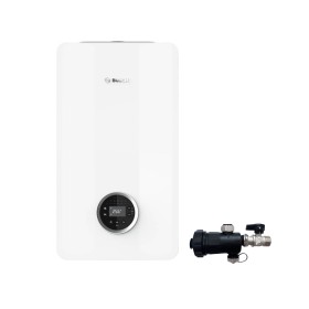 Bosch Caldaia a Condensazione Condens 4300iW GC4300iW 24 P MetanoGpl SOLO RISCALDAMENTO + Kit Scarico Fumi + Defangatore Omaggio