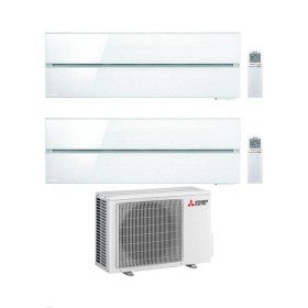 Mitsubishi Climatizzatore Dual Split Kirigamine MSZ-LN Bianco 9+18 con MXZ-3F68VF4 Inverter R-32 Wi-Fi Classe A+++