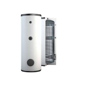 PLEION Bollitore Vetrificato BR 1500 L con Serpentina in Poliuretano Rigido o Schiumato