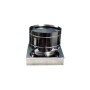 Cappello Antivento in Acciaio Inox Ø 250 mm con Base 52x52 mm per Camino e Stufe