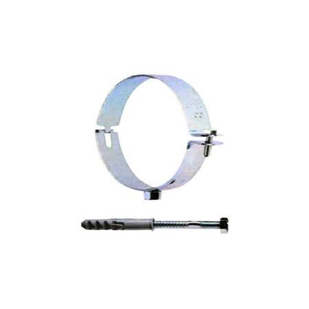 Collare per Tubi Fumo e Tubi Leggeri in Acciaio Inox AISI 304 200 mm