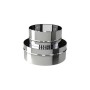 Adattatore in Acciaio Inox Mono Parete Ø 80 mm Doppia Parete Ø 130/180 mm per Canne Fumarie