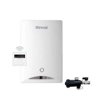 Rinnai Caldaia a Condensazione Zen 29 kW GPL WI-FI Low NOx con Kit Scarico Fumi | Megaclima.it