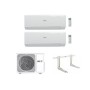 Hec by Haier Climatizzatore Dual Split Serie Tide R 9+12 2HEC50RECO-OUM Inverter Wi-Fi R-32 Classe A++ con Staffa