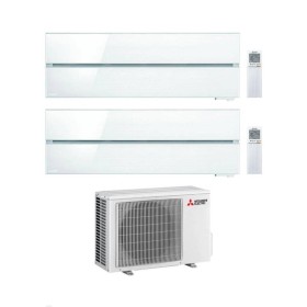 Mitsubishi Climatizzatore Dual Split Kirigamine MSZ-LN Bianco 9+9 con MXZ-2F33VF3 Inverter R-32 Wi-Fi Optional Classe A+++