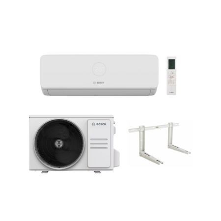 Bosch Climatizzatore Monosplit Climate 3200i CL3200iU W35E da 12000 btu R-32 Inverter Wi-Fi Optional Classe A++ con Staffe