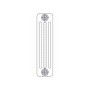 Cordivari Radiatore Acciaio Tubolare Ardesia Bianco RAL 9010 3 Colonne H 1856 Interasse 1800 W1856 a 18 Elementi