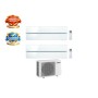 OUTLET Mitsubishi Climatizzatore Dual Split Kirigamine MSZ-LN Bianco 9+12 con MXZ-2F42VF4 Inverter R-32 Wi-Fi Classe A+++