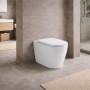 Azzurra Ceramica WC a Terra Easy Clean Collezione Comoda cm 54 Ceramica Bianca