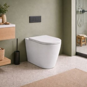 Azzurra Ceramica WC da Terra Easy Clean Collezione Forma cm 54 Ceramica Bianca