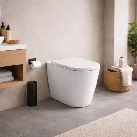 Azzurra Ceramica WC da Terra Easy Clean Collezione Aurea con Tecnologia Ghost Ceramica Bianca