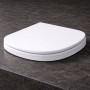 Azzurra Ceramica Sedile Coprivaso Wc Frizionato Collezione Click con Sgancio Rapido