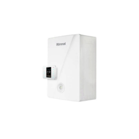 Rinnai Caldaia a Condensazione Momiji 29 kW con Cronotermostato Wi-Fi GPL Low NOx REB-KAI2529FF-LPG con Kit Scarico Fumi