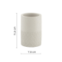 Gedy Portaspazzolini Cemento Grigio Linea Afrodite | Megaclima.it