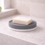 Gedy Porta Sapone in Ceramica Grigio Linea New Mizar