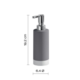 Gedy Dosasapone in Ceramica Grigio Linea New Mizar