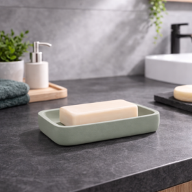 Gedy Porta Sapone in Resina Varde Salvia Matt Linea Ylenia
