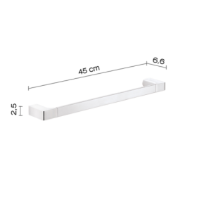 Gedy Portasalviette 45 cm Cromato Linea Pirenei