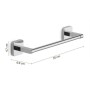 Gedy Porta Salviette 30 cm Cromato Linea Tonga | Megaclima.it