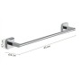 Gedy Porta Salviette 45 cm Cromato Linea Tonga | Megaclima.it