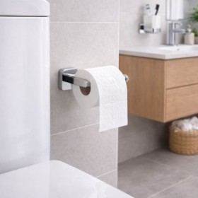 Gedy Porta Rotolo in Acciaio Inox Cromato Linea Tonga