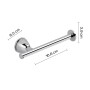 Gedy Portarotolo a Muro Acciaio Inox Cromato Genziana | Megaclima.it