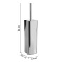 Gedy Portascopino d’Appoggio Acciaio Inox Cromato Jack | Megaclima.it