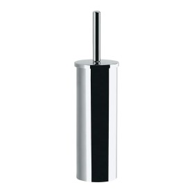 Gedy Portascopino d'appoggio in Acciaio Inox Cromo Lucido Linea Flip