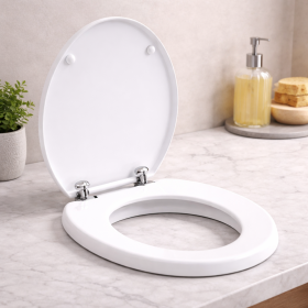 Gedy Sedile Wc Universale Bianco in MDF Linea Smeraldo