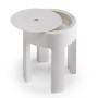 Gedy Sgabello Contenitore Bianco Matt Antiscivolo Newbox | Megaclima.it
