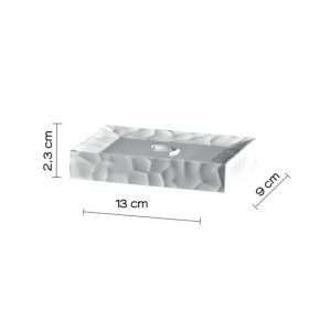 Gedy Portasapone Bianco in Ceramica Linea New Martina