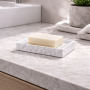 Gedy Portasapone Bianco in Ceramica Linea New Martina