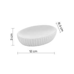 Gedy Portasapone Bianco in Ceramica Linea Marika