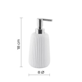 Gedy Set 3 Accessori da Bagno Bianco in Ceramica Linea Marika