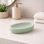 Gedy Portasapone Verde Salvia in Ceramica Linea Marika