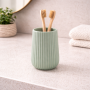 Gedy Portaspazzolini Verde Salvia in Ceramica Linea Marika