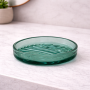 Gedy Portasapone Ovale in Vetro Verde Linea Corinne